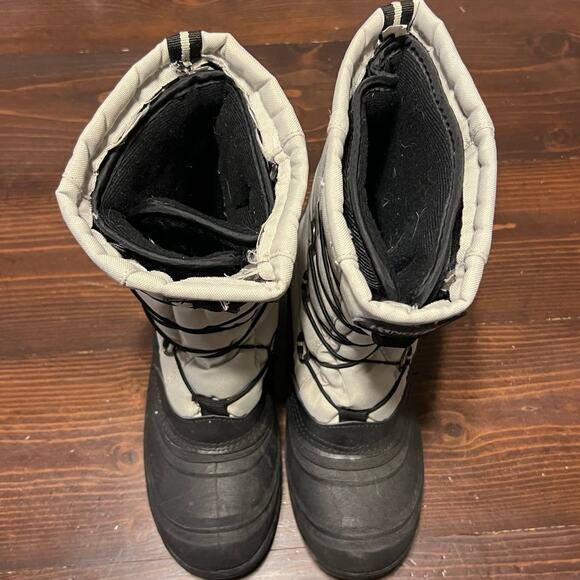 Ranger Tundra Women's Winter Snow Boots Black and Cream Size 9 Warm Cute - Picture 6 of 10